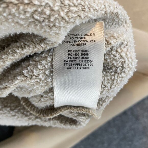 TNA Sweater Womens S Beige Pullover Crew Neck Oversize Relaxed Casual Sweatshirt - Picture 6 of 8